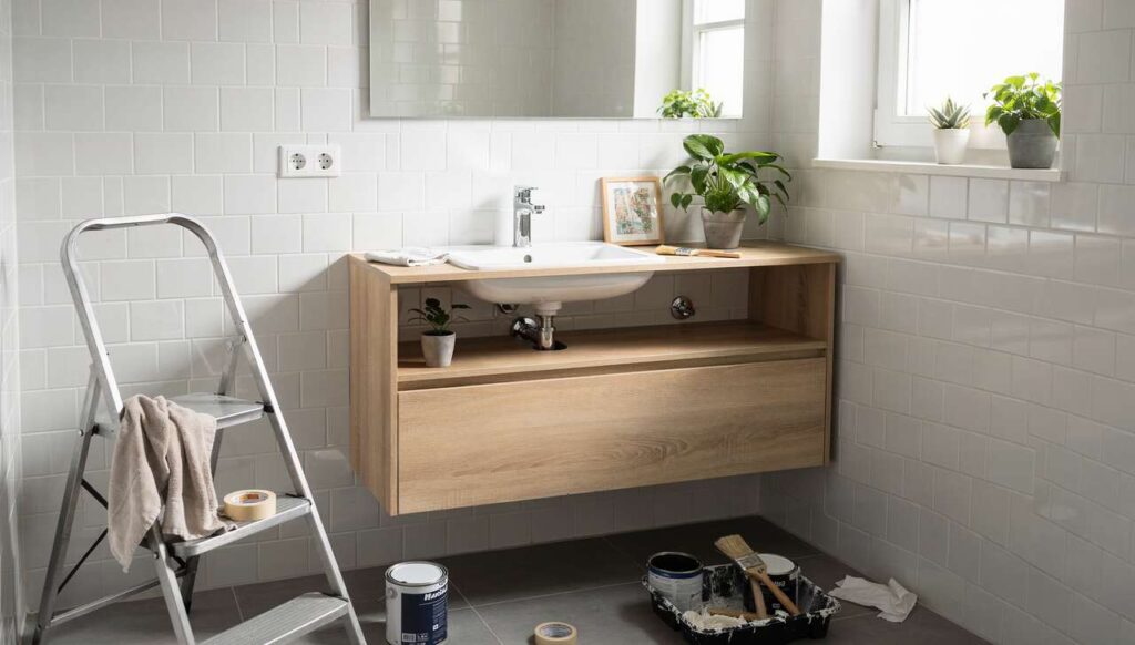 Badezimmer-Renovierung für unter 500 Euro: Diese Tricks verwandeln den Raum übers Wochenende