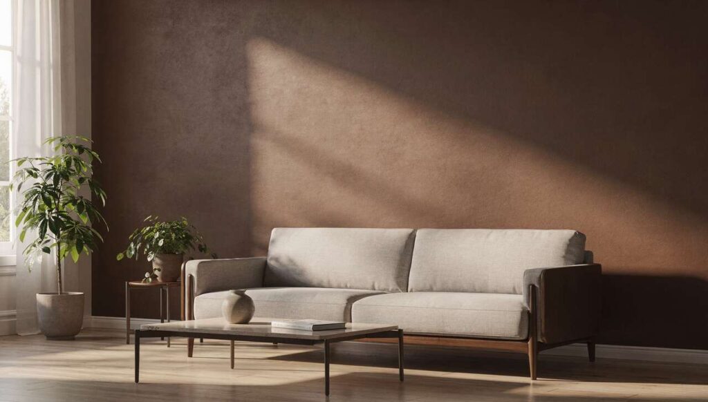 Farrow & Ball Braun wechselt mit dem Licht: Dieser Ton beendet die Ära weißer Wände